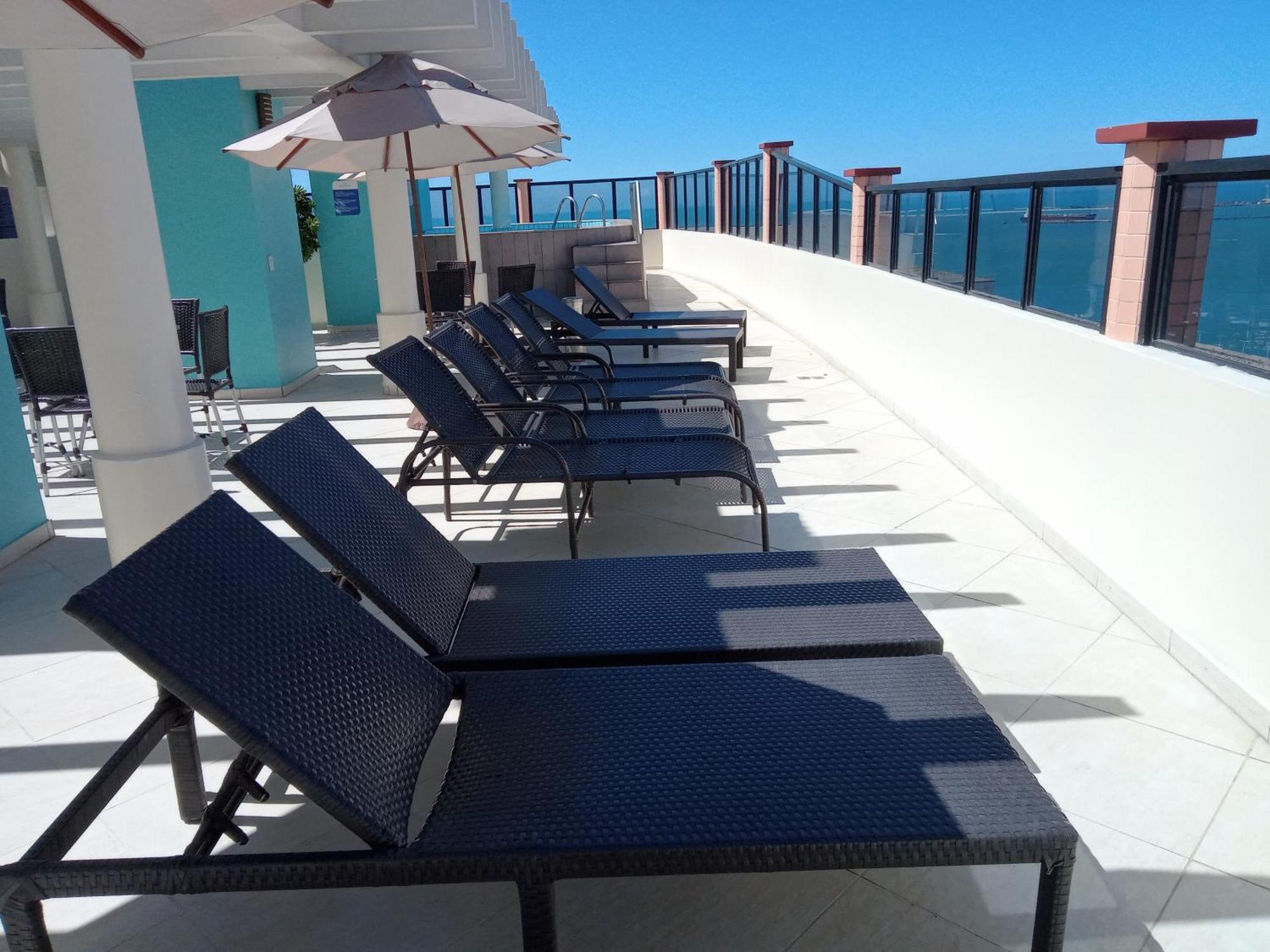 Flat Mar Brasil Tropical - Apartamento De 2 Quartos Com Suite E Vista Do Mar Fortaleza  Exterior photo