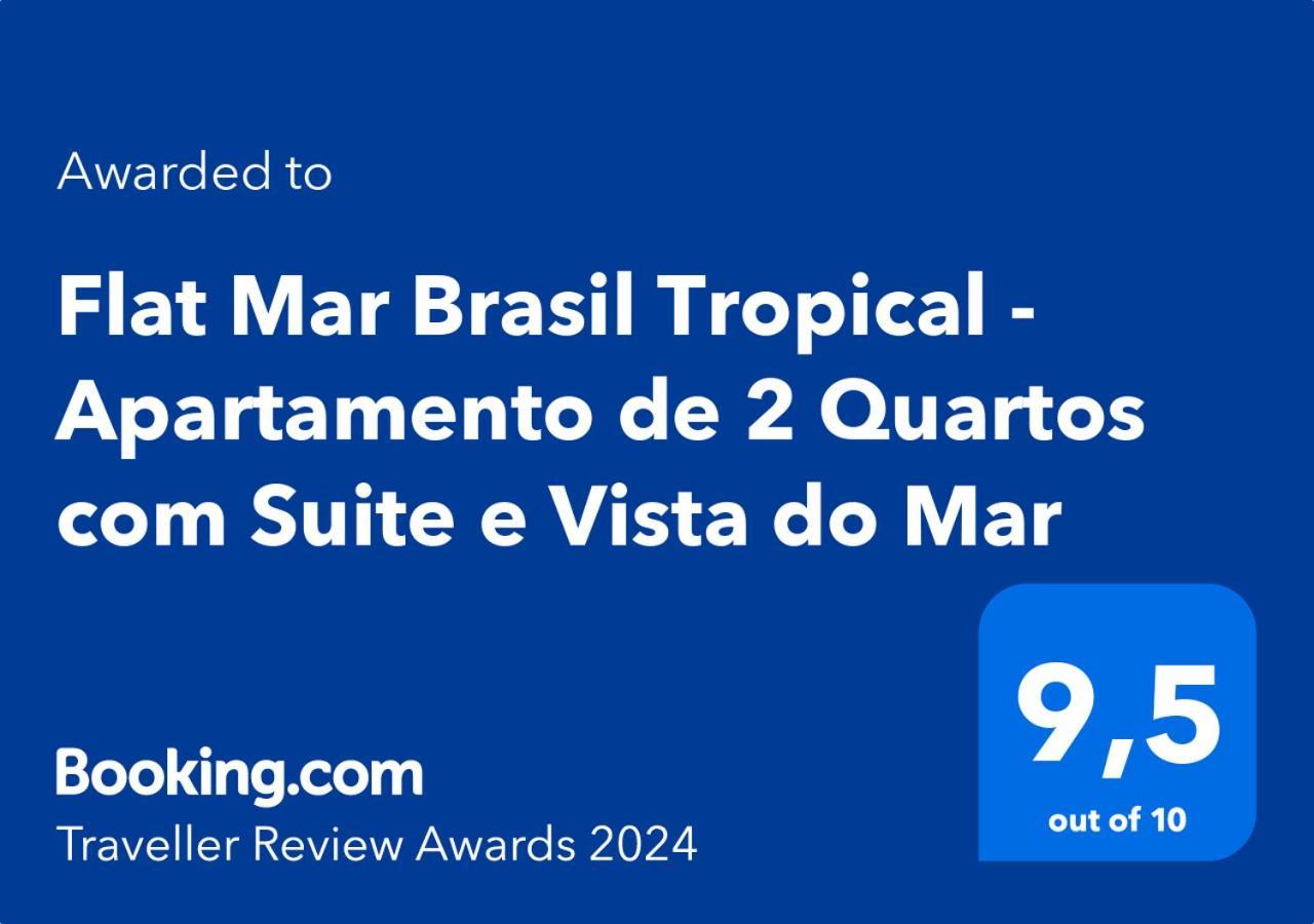 Flat Mar Brasil Tropical - Apartamento De 2 Quartos Com Suite E Vista Do Mar Fortaleza  Exterior photo