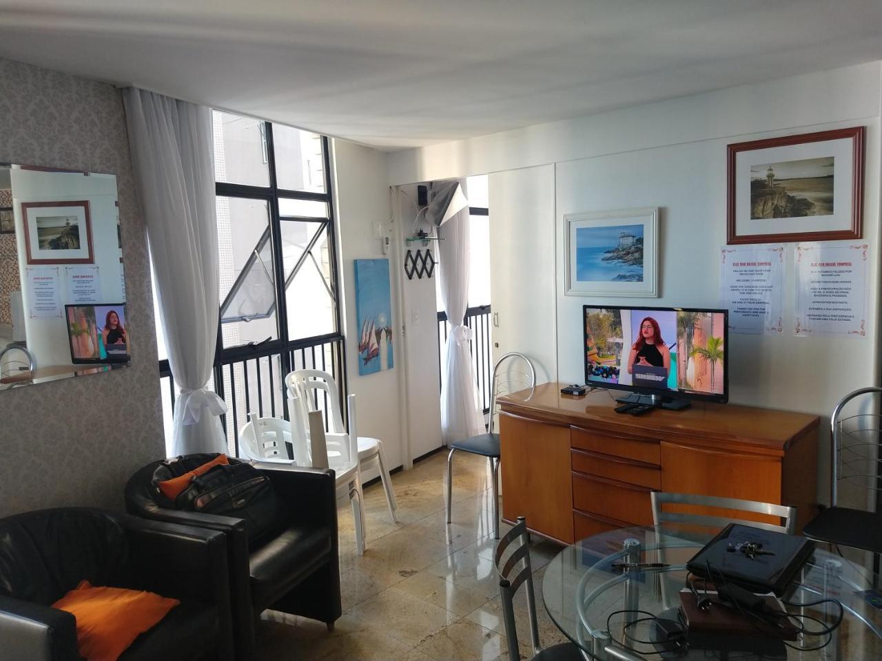 Flat Mar Brasil Tropical - Apartamento De 2 Quartos Com Suite E Vista Do Mar Fortaleza  Exterior photo
